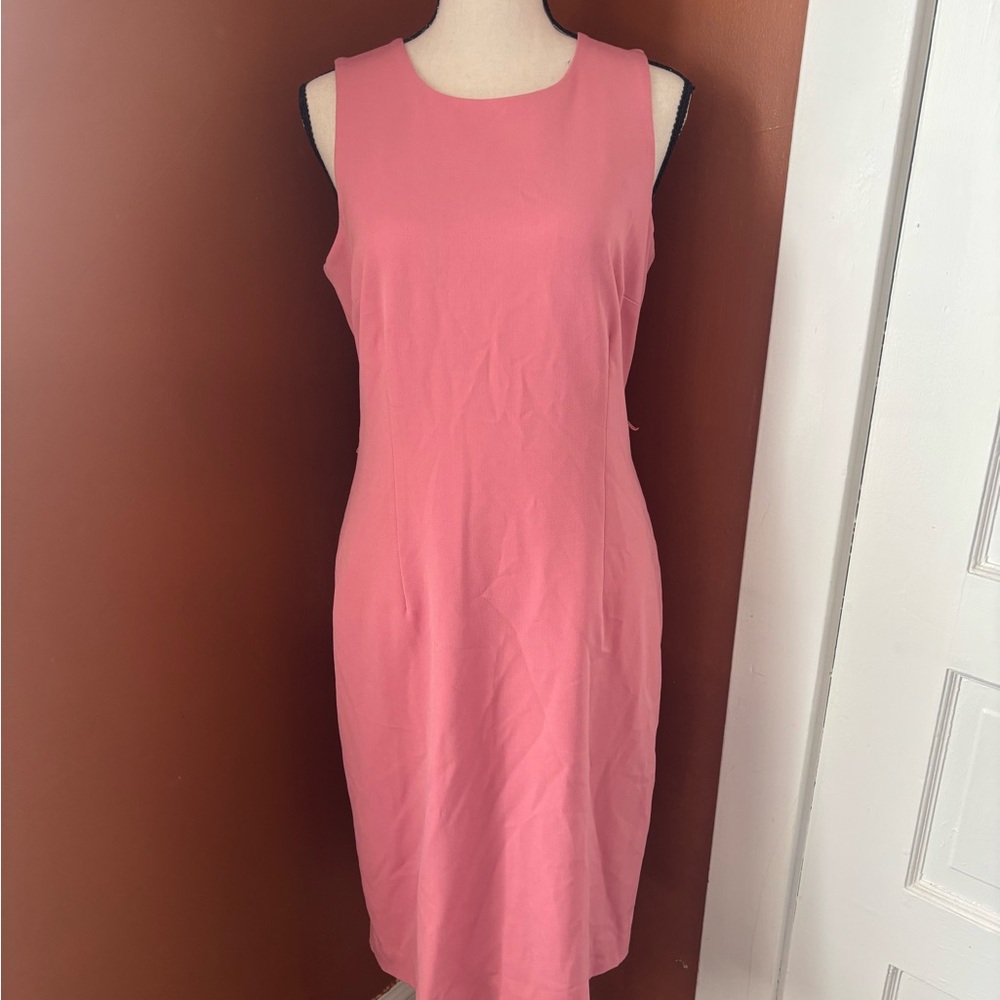 INC International Concepts Pink Sheath Midi Dress
